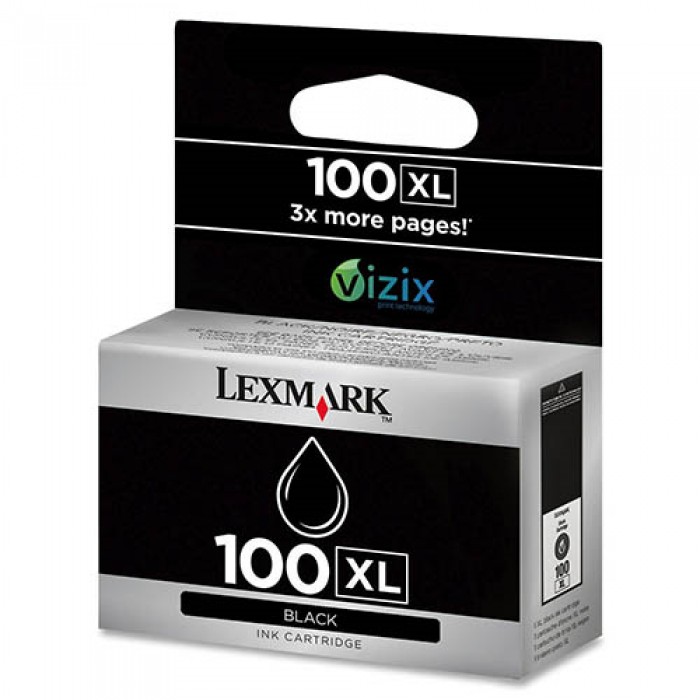 Lexmark 100XL Kartuş Siyah 510 Sayfa Model 14N1068