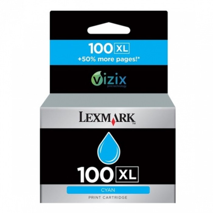 Lexmark 100XL 14N1069E Mavi Mürekkep Kartuş 600 Sayfa